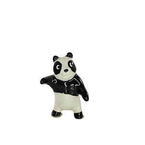 Vintage Hagen Renaker Miniature Panda Bear Figurine Arm Up Standing On 2 Legs